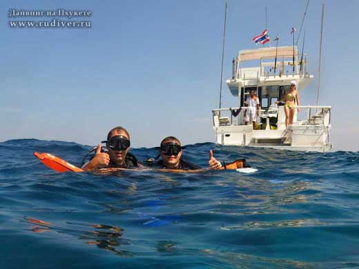  Дайвинг Пхукет Таиланд – рыбалка остров Рача Яй Рача ной дайвинг