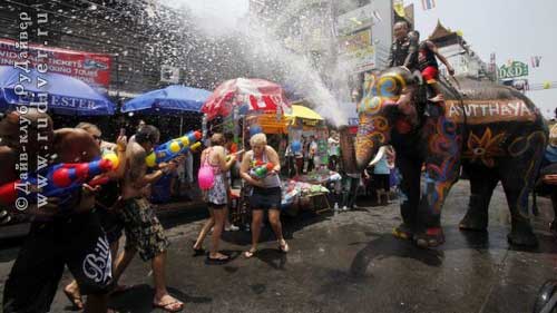 Дайвинг Пхукет Таиланд – традиции тайланда Тайский новый год - Сонгкран 